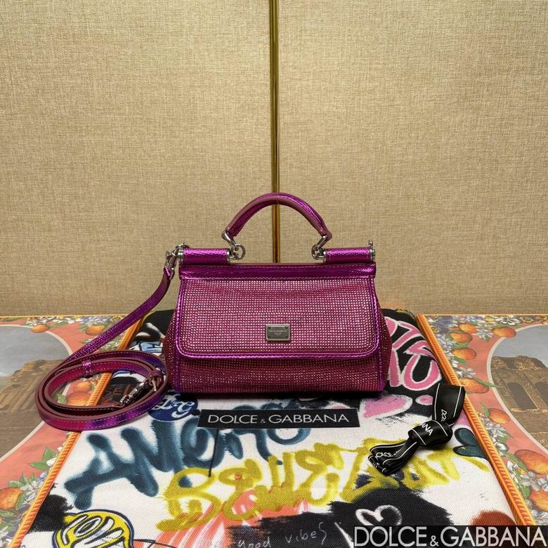 Wholesale Cheap Aaa quality Replica D.olce Gabbana Sicily Leather Tote Shoulder Bags for Sale