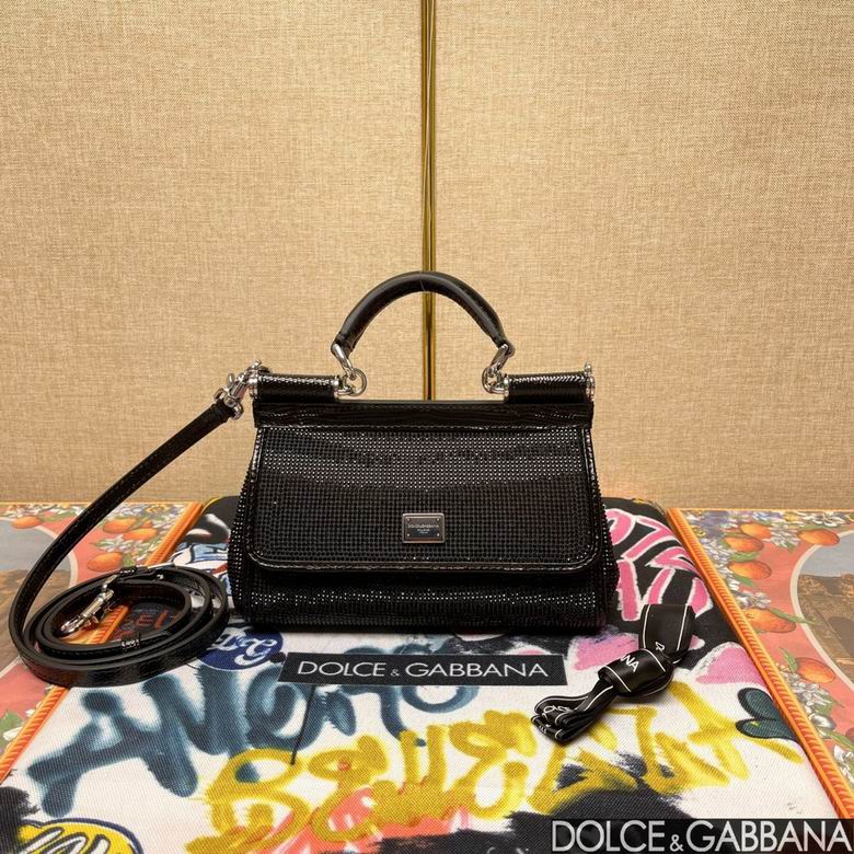 Wholesale Cheap Aaa quality Replica D.olce Gabbana Sicily Leather Tote Shoulder Bags for Sale