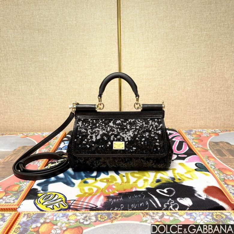 Wholesale Cheap Aaa quality Replica D.olce Gabbana Sicily Leather Tote Shoulder Bags for Sale