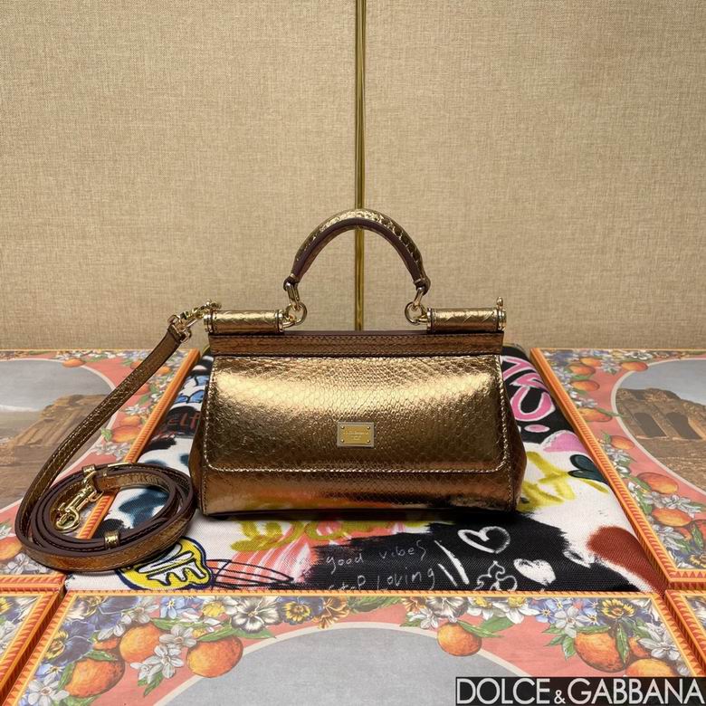 Wholesale Cheap Aaa quality Replica D.olce Gabbana Sicily Leather Tote Shoulder Bags for Sale