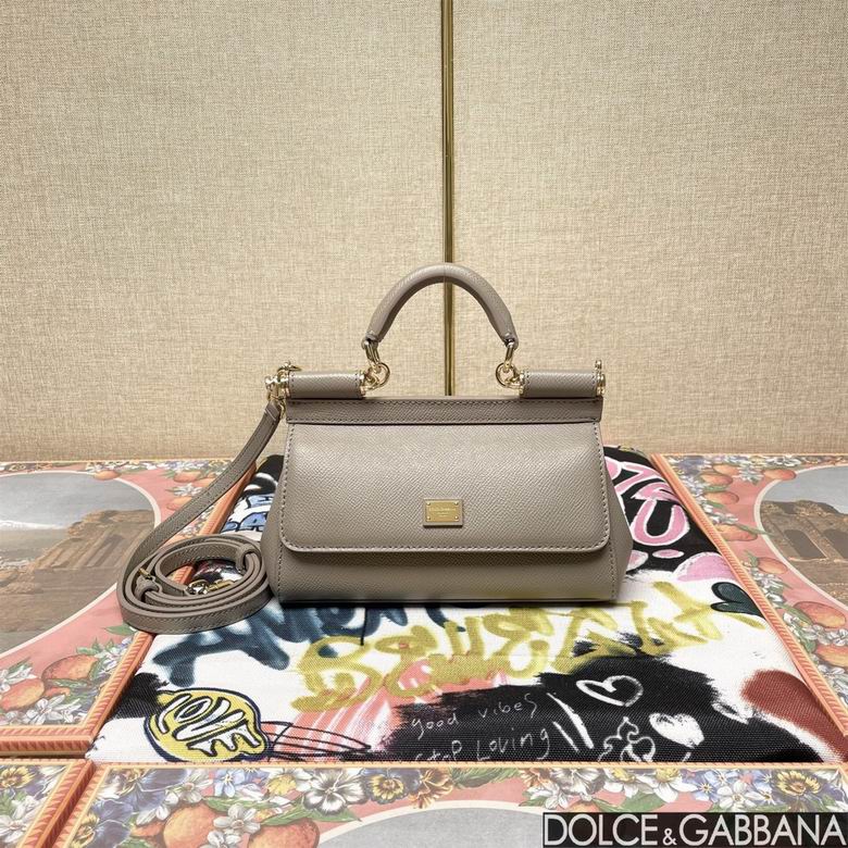 Wholesale Cheap High quality AAA Replica D.olce Gabbana Sicily Leather Tote Shoulder Bags for Sale