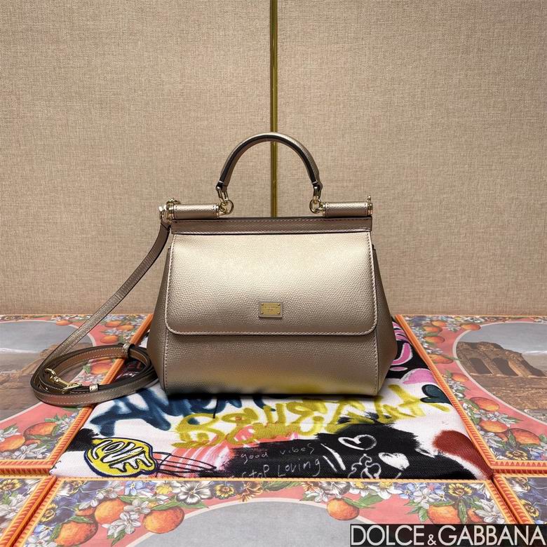 Wholesale Cheap Aaa quality Replica D.olce Gabbana Sicily Leather Tote Shoulder Bags for Sale