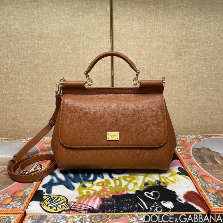 Wholesale Cheap High quality AAA Replica D.olce Gabbana Sicily Leather Tote Shoulder Bags for Sale