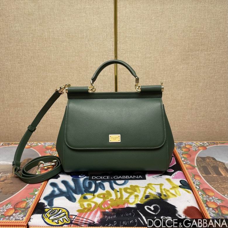 Wholesale Cheap High quality AAA Replica D.olce Gabbana Sicily Leather Tote Shoulder Bags for Sale