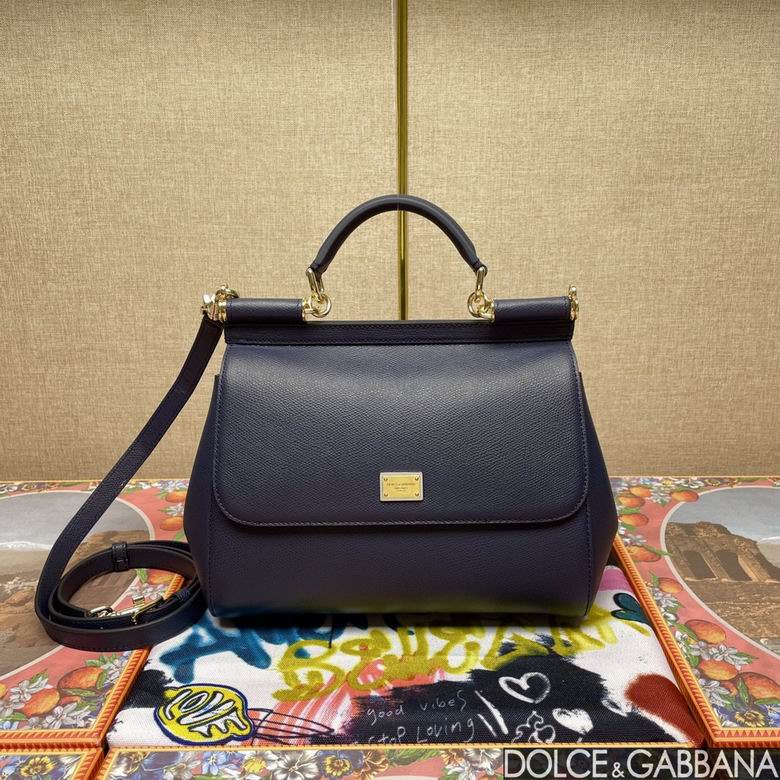 Wholesale Cheap High quality AAA Replica D.olce Gabbana Sicily Leather Tote Shoulder Bags for Sale