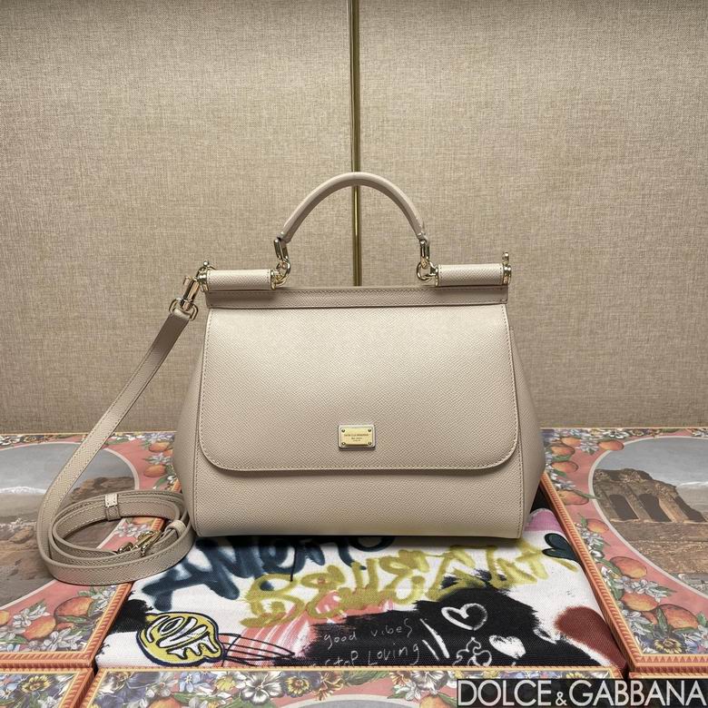 Wholesale Cheap High quality AAA Replica D.olce Gabbana Sicily Leather Tote Shoulder Bags for Sale