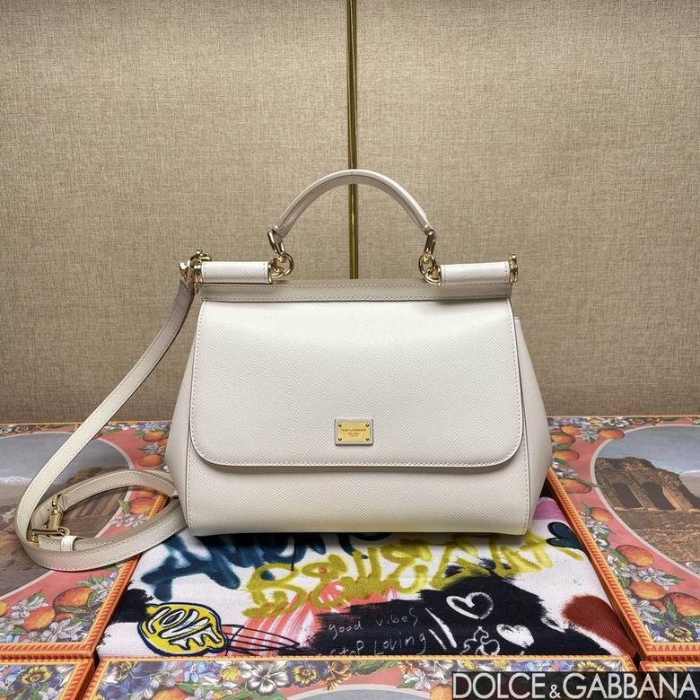 Wholesale Cheap High quality AAA Replica D.olce Gabbana Sicily Leather Tote Shoulder Bags for Sale