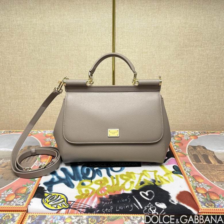 Wholesale Cheap High quality AAA Replica D.olce Gabbana Sicily Leather Tote Shoulder Bags for Sale