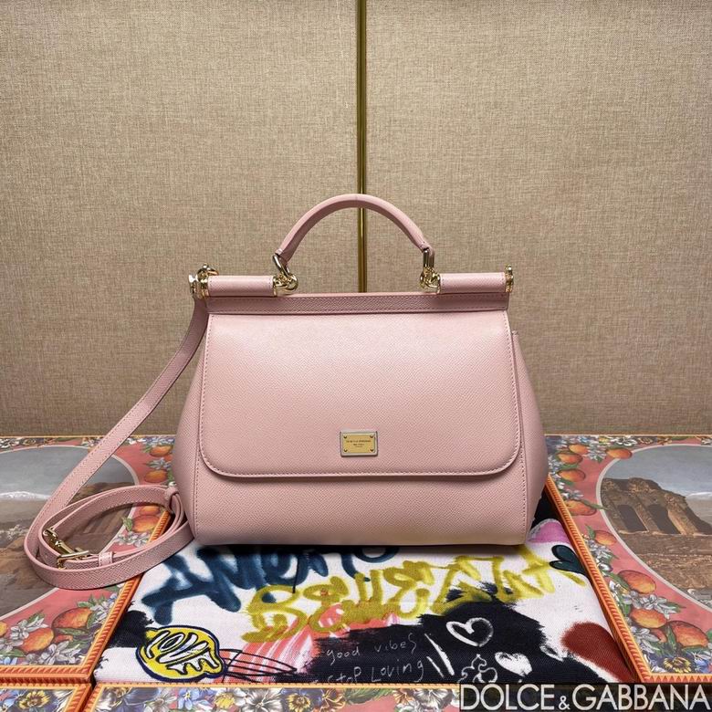 Wholesale Cheap High quality AAA Replica D.olce Gabbana Sicily Leather Tote Shoulder Bags for Sale