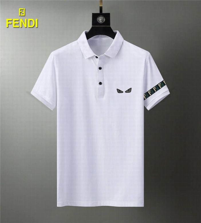 Wholesale Cheap F.endi Short Sleeve Lapel T Shirts for Sale