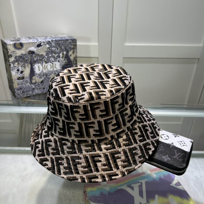 Wholesale Cheap Fendi Replica Designer Bucket Hat for Sale