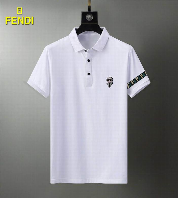 Wholesale Cheap F.endi Short Sleeve Lapel T Shirts for Sale