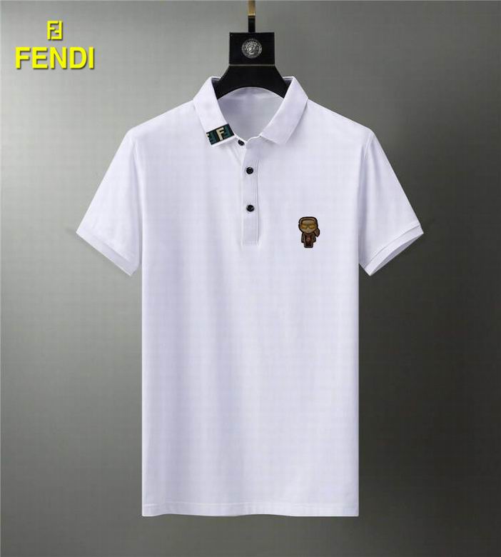 Wholesale Cheap F.endi Short Sleeve Lapel T Shirts for Sale