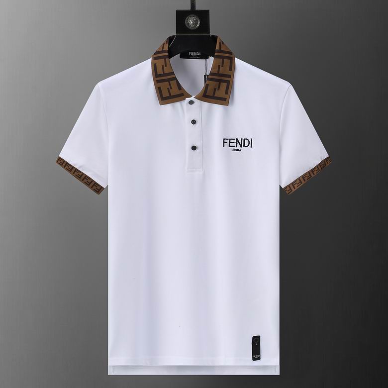 Wholesale Cheap F.endi Short Sleeve Lapel T Shirts for Sale