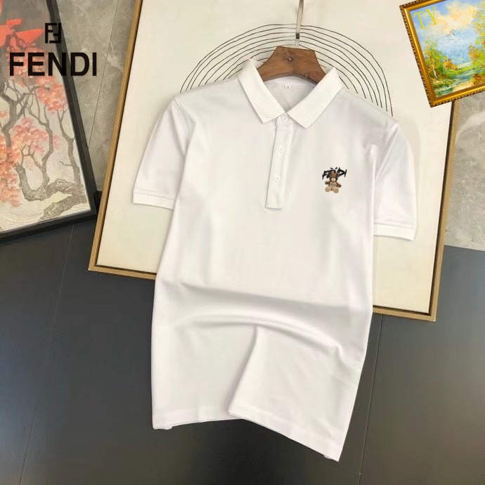 Wholesale Cheap F.endi Short Sleeve Lapel T Shirts for Sale