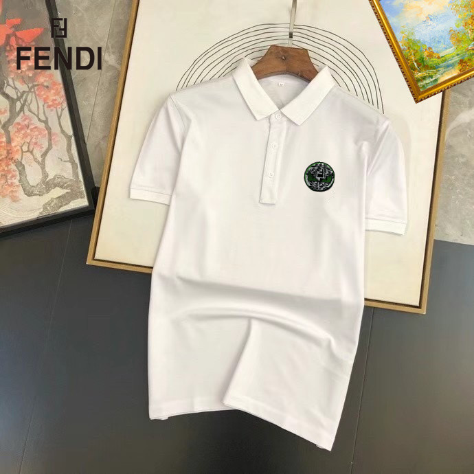 Wholesale Cheap F.endi Short Sleeve Lapel T Shirts for Sale