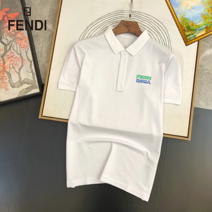 Wholesale Cheap F.endi Short Sleeve Lapel T Shirts for Sale