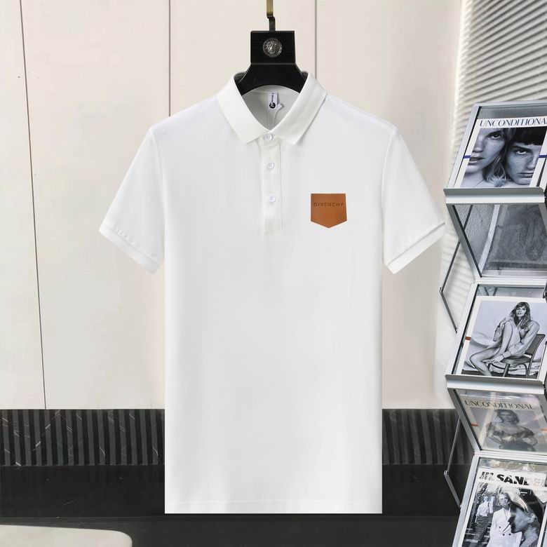 Wholesale Cheap G.ivenchy Short Sleeve Lapel Replica T Shirts for Sale