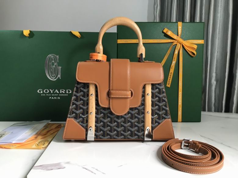 Wholesale Cheap AAA Goyard Saigon Structure Mini Bags Handle Handbags for Sale