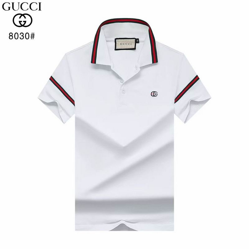 Wholesale Cheap G.ucci  Short Sleeve Lapel T Shirts for Sale