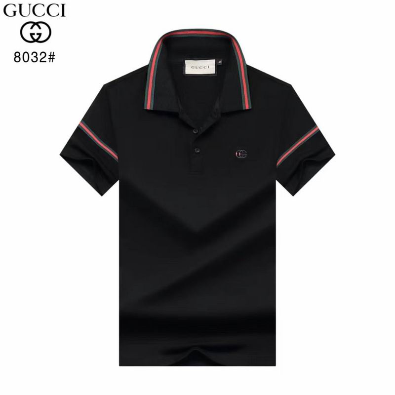 Wholesale Cheap G.ucci  Short Sleeve Lapel T Shirts for Sale