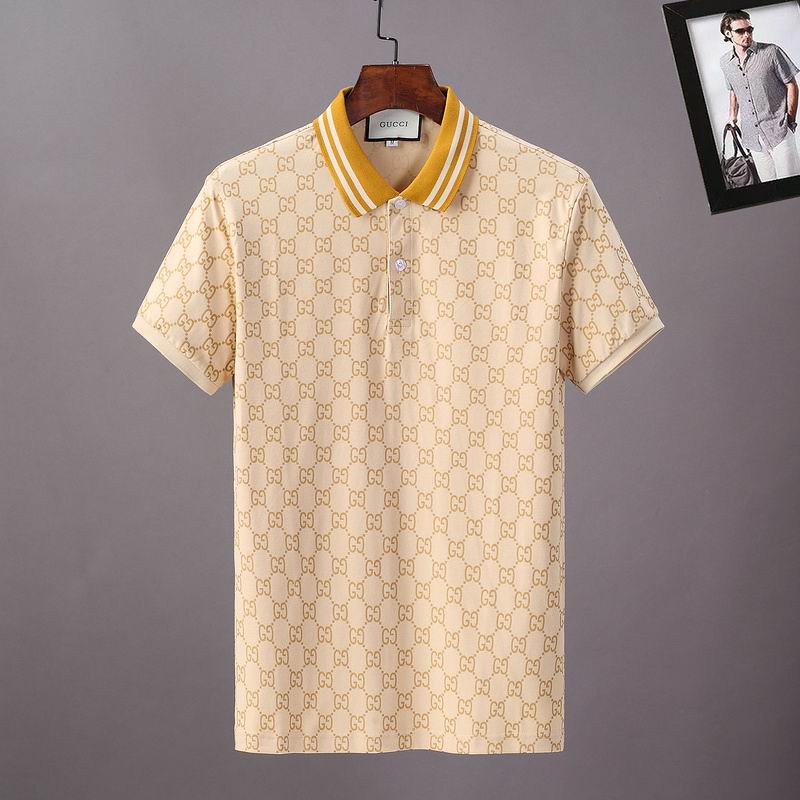 Wholesale Cheap G.ucci  Short Sleeve Lapel T Shirts for Sale