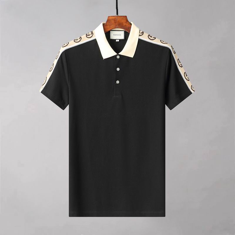 Wholesale Cheap G.ucci  Short Sleeve Lapel T Shirts for Sale