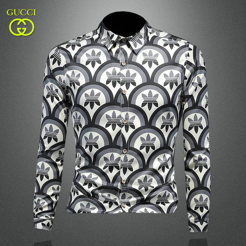 Wholesale Cheap G.ucci Long Sleeve Mens Shirts for Sale