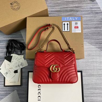 Wholesale Cheap Aaa quality G.ucci Women's Marmont Leather Shoulder Replica Bags for Sale