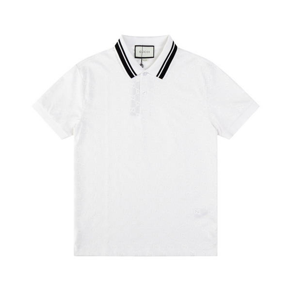 Wholesale Cheap High-quality men G.ucci Short Sleeve Lapel Replica Designer T Shirts for Sale