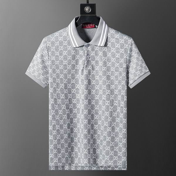 Wholesale Cheap High-quality men G.ucci Short Sleeve Lapel Replica Designer T Shirts for Sale