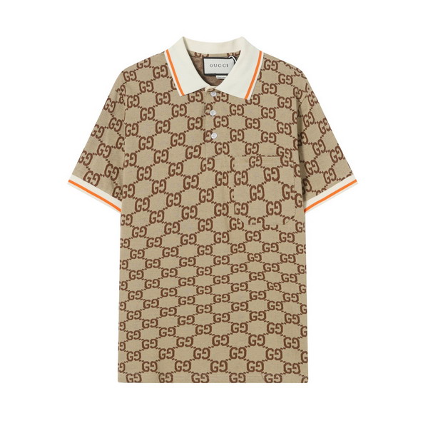 Wholesale Cheap High-quality men G.ucci Short Sleeve Lapel Replica Designer T Shirts for Sale