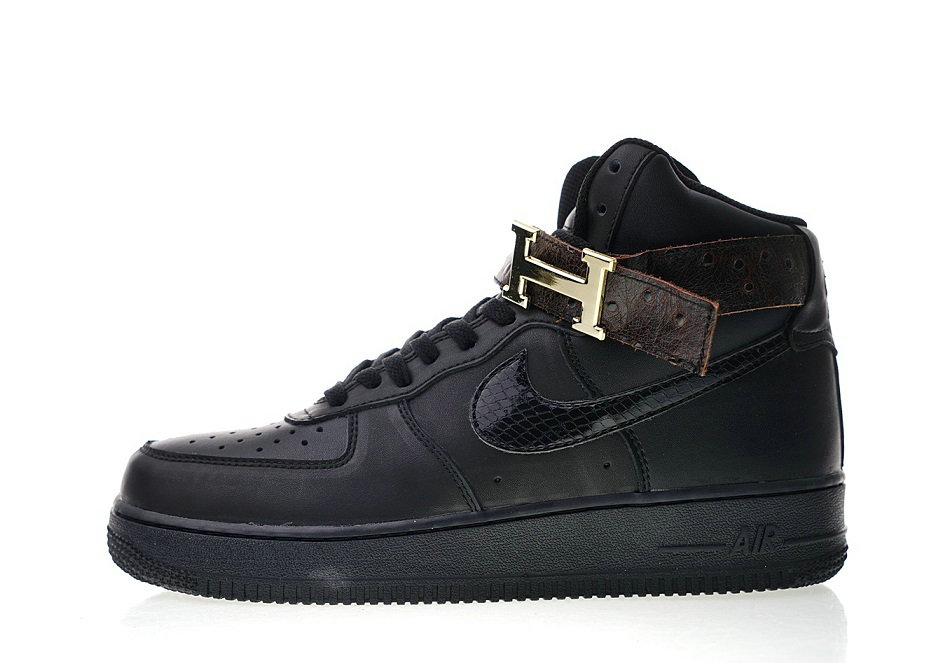 Hermès x Nike Air Force 1 High “Midnight” AS8018-100