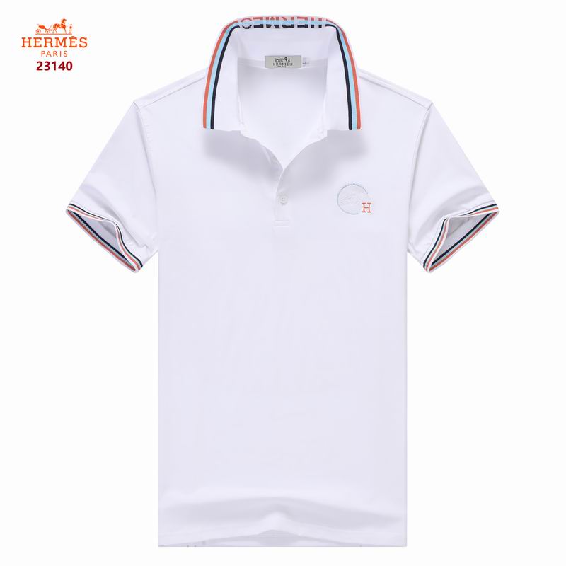 Wholesale Cheap H.ermes Short Sleeve Lapel T Shirts for Sale