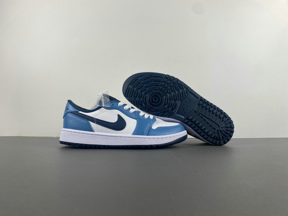 Jordan 1 Low Golf White Aegean Storm Men's Shoes DD9315-115
