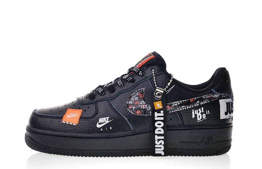 nike air force 1 low just do it black