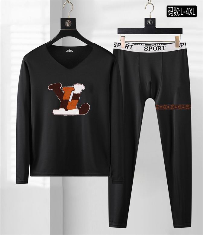 Wholesale Cheap Louis Vuitton Long Sleeve replica Tracksuits for Sale