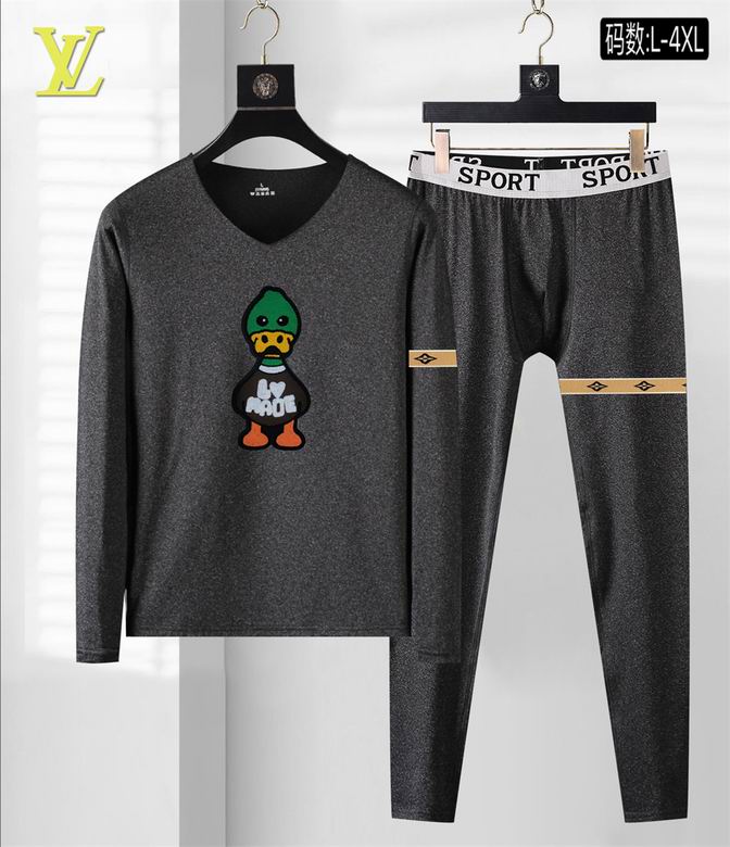 Wholesale Cheap Louis Vuitton Long Sleeve replica Tracksuits for Sale