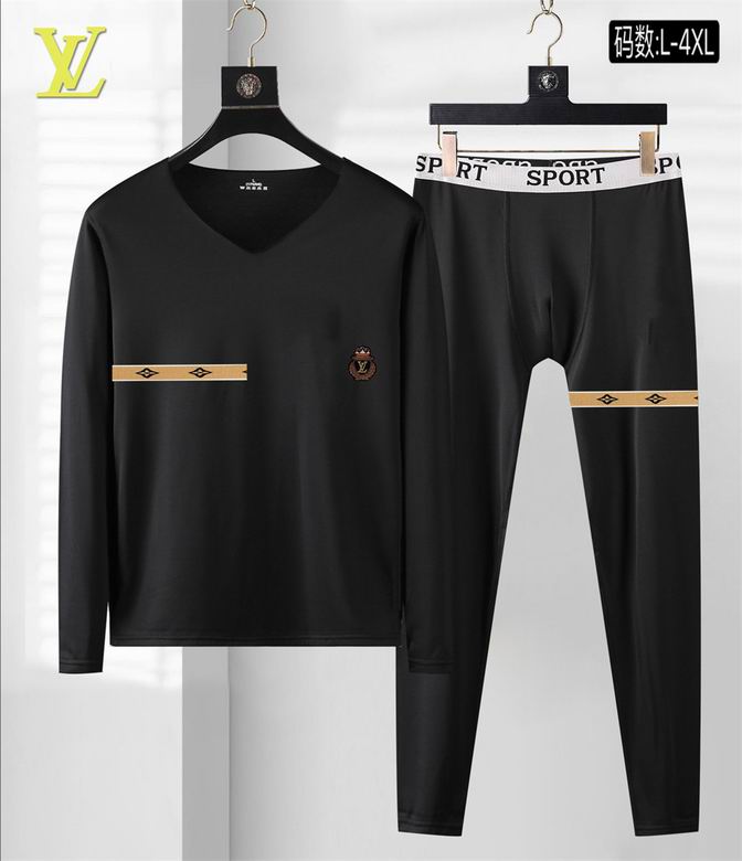 Wholesale Cheap Louis Vuitton Long Sleeve replica Tracksuits for Sale