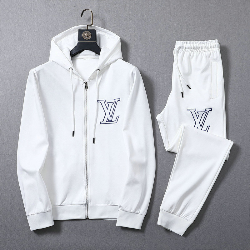 Wholesale Cheap LV men Short Sleeve Tracksuits for Sale