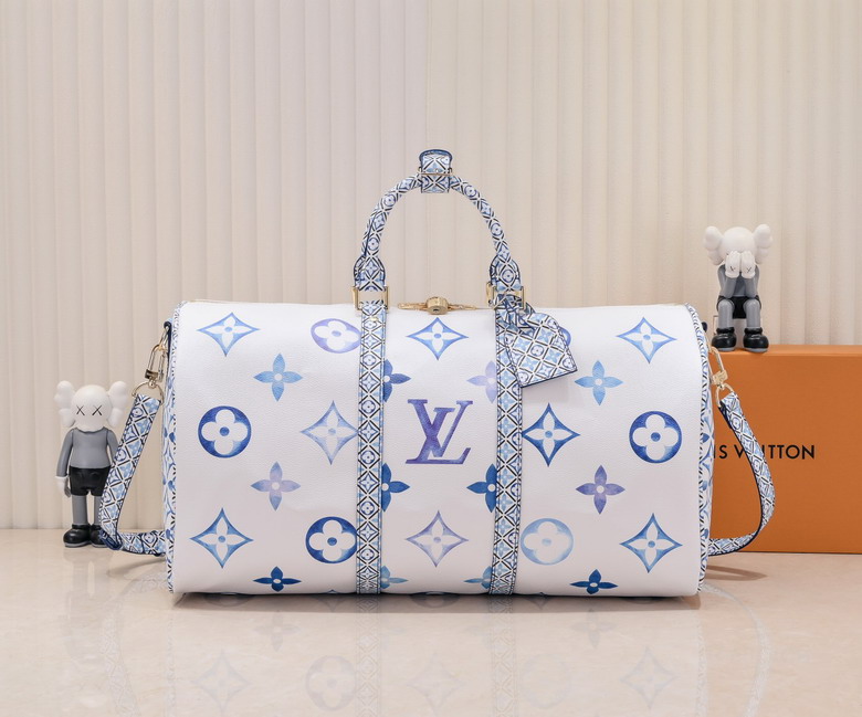 Wholesale Cheap AAA Louis Vuitton Keepall Bandouliere 50 Monogram Canvas Travel Bags for Sale