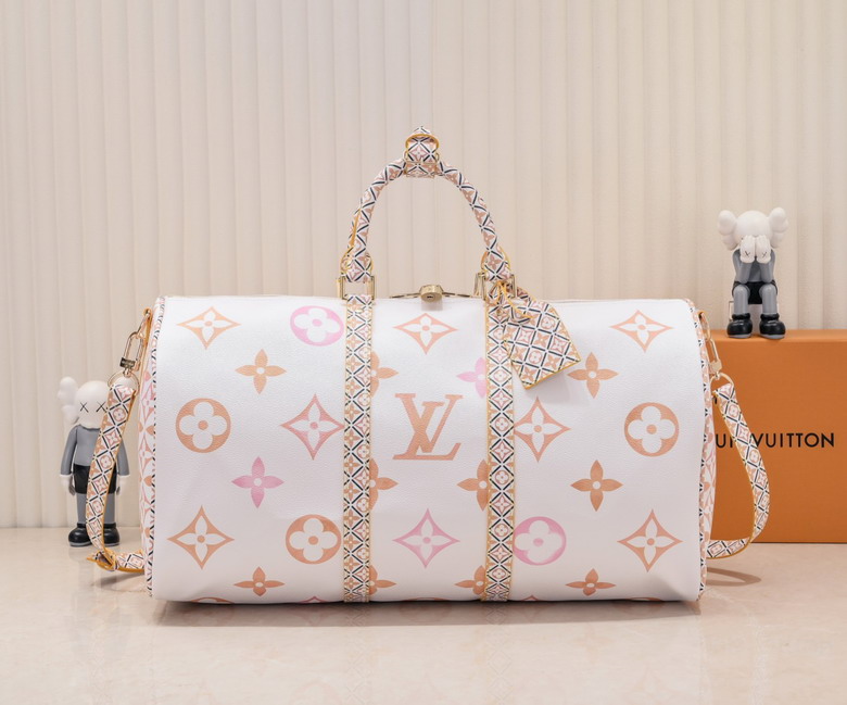 Wholesale Cheap AAA Louis Vuitton Keepall Bandouliere 50 Monogram Canvas Travel Bags for Sale