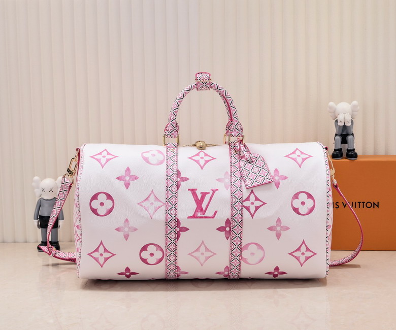 Wholesale Cheap AAA Louis Vuitton Keepall Bandouliere 50 Monogram Canvas Travel Bags for Sale