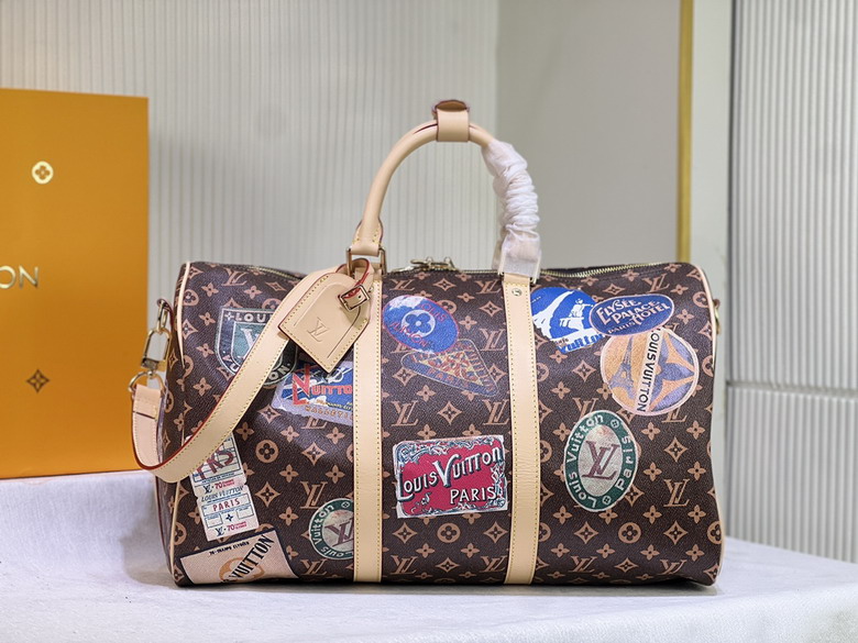 Wholesale Cheap AAA Louis Vuitton Keepall Bandoulière 45 Monogram Canvas M24960 Travel Bags for Sale