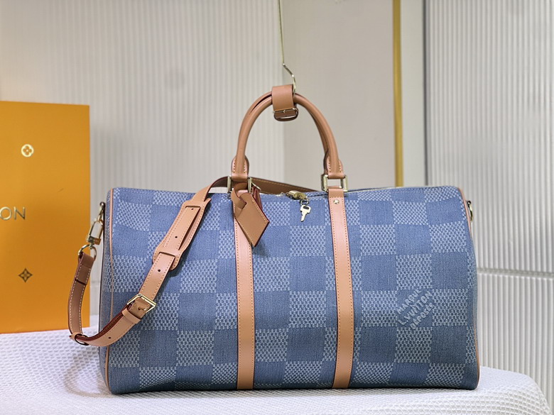 Wholesale Cheap AAA Louis Vuitton Keepall Bandoulière 50 Damier Travel Bags for Sale