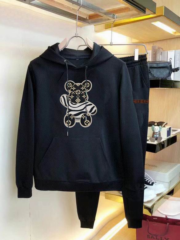 Wholesale Cheap Louis Vuitton Long Sleeve replica Tracksuits for Sale