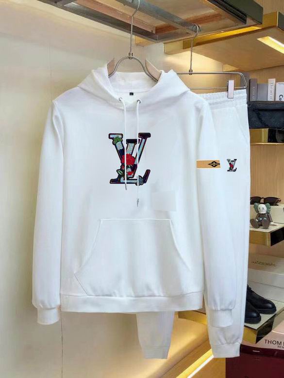 Wholesale Cheap Louis Vuitton Long Sleeve replica Tracksuits for Sale