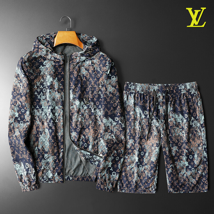 Wholesale Cheap Lv Long Sleeve Jackets Tracksuits for Sale