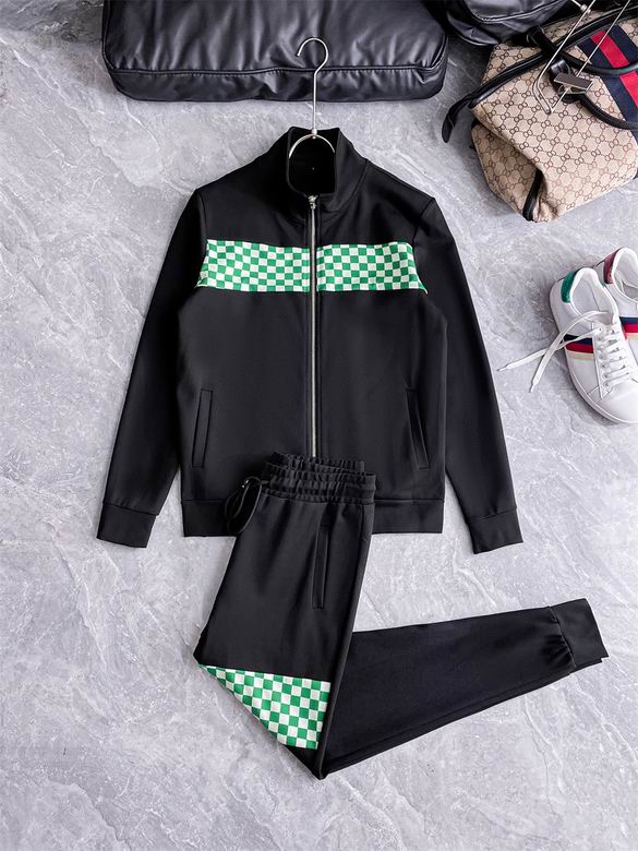 Wholesale Cheap Louis Vuitton Long Sleeve replica Tracksuits for Sale