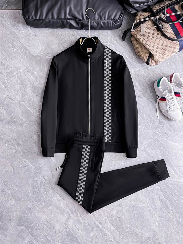 Wholesale Cheap Louis Vuitton Long Sleeve replica Tracksuits for Sale